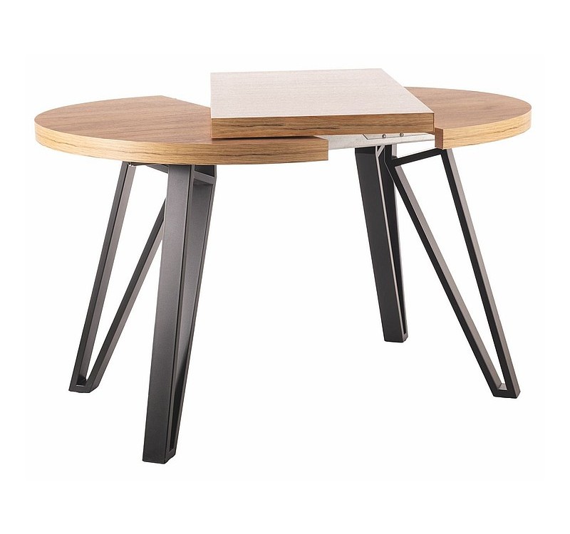 GALAXY TABLE ARTISAN OAK / BLACK FI 100 (100-168) DIOMMI GALAXYDACFI100