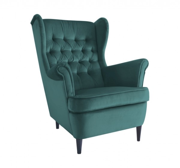 Πολυθρόνα Harry Βελούδινη σε Πετρόλ Χρώμα 90х68х100 DIOMMI HARRYV78W