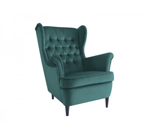 Πολυθρόνα Harry Βελούδινη σε Πετρόλ Χρώμα 90х68х100 DIOMMI HARRYV78W