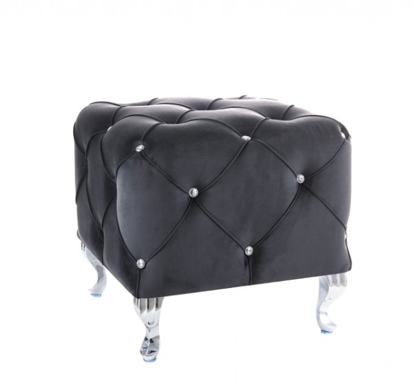 Σκαμπό Σαλονιού με βελούδο Hestia K 50x50x46 DIOMMI HESTIAKV19S