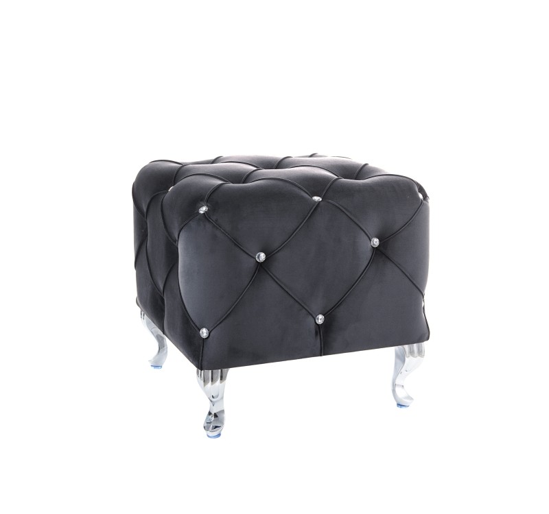 Σκαμπό Σαλονιού με βελούδο Hestia K 50x50x46 DIOMMI HESTIAKV19S