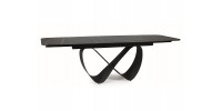 STÓŁ INFINITY CERAMIC CZARNY AZARIO BLACK/CZARNY MAT 160(240)X95