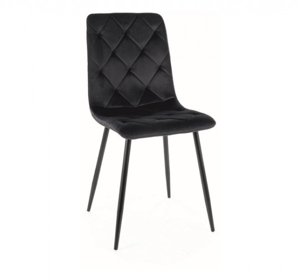 KRZESŁO JERRY VELVET CZARNY STELAŻ/ CZARNY BLUVEL 19