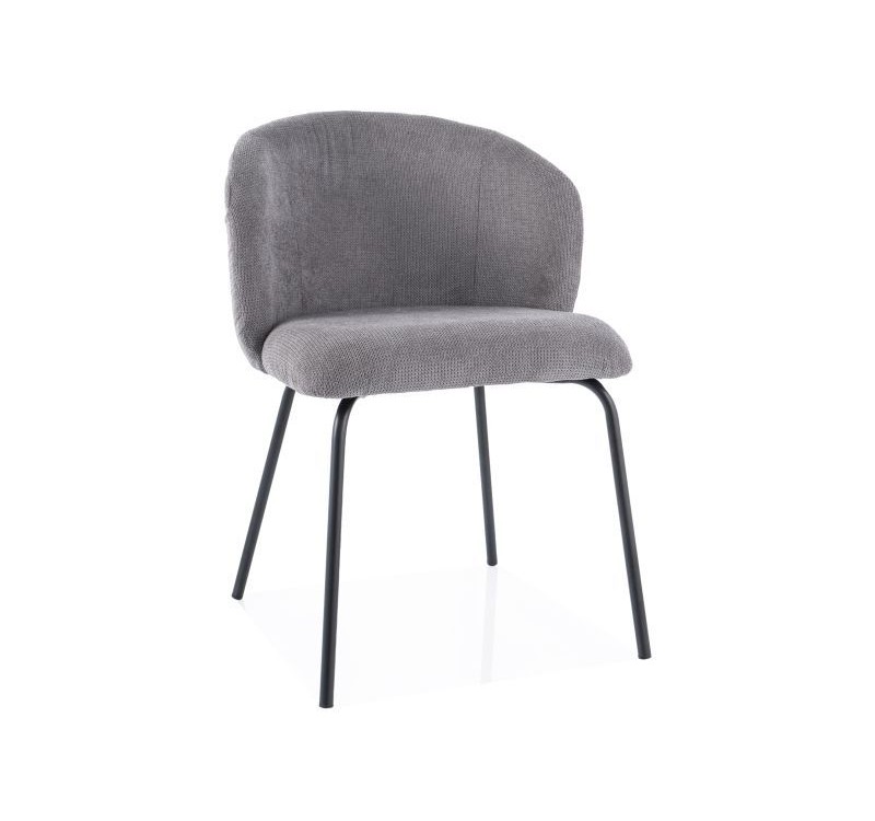 KRZESŁO KEVIN VARDO CZARNY STELAŻ / SZARY 11