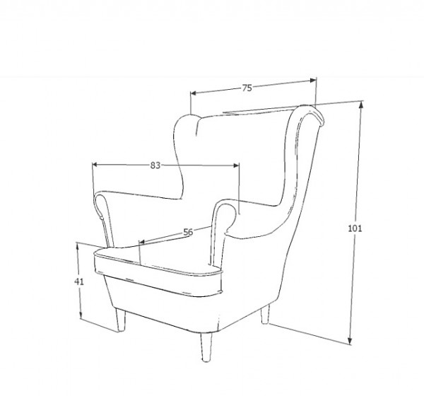 Πολυθρόνα Lady Βελούδινη σε Ροζ αντίκε 56х75х101 DIOMMI LADYV52