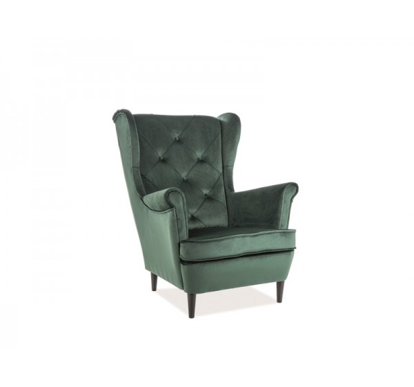 Πολυθρόνα Lady Βελούδινη σε Πράσινο 56х75х101 DIOMMI LADYV78