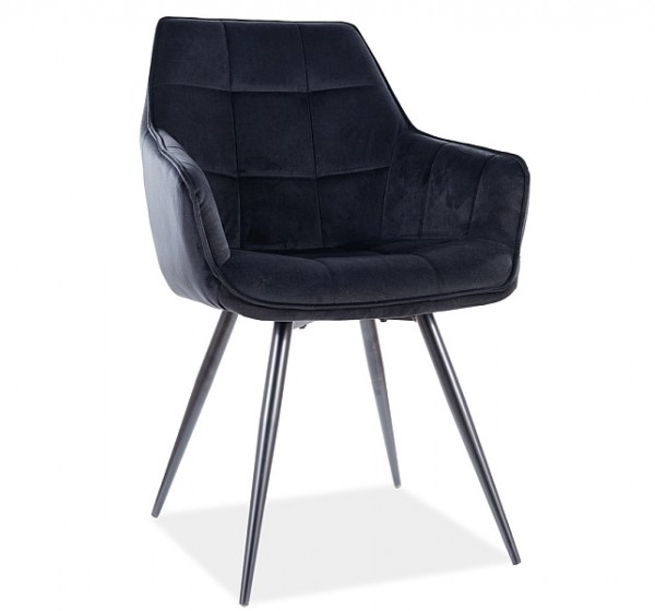 Καρέκλα τραπεζαρίας βελούδινη  Lilia Velvet  45 x 59 x 90 DIOMMI LILIAVCC