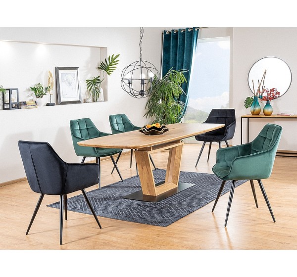 Καρέκλα τραπεζαρίας βελούδινη  Lilia Velvet  45 x 59 x 90 DIOMMI LILIAVCC