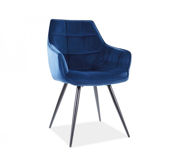 Καρέκλα τραπεζαρίας βελούδινη  Lilia Velvet  45 x 59 x 90 DIOMMI LILIAVCGR