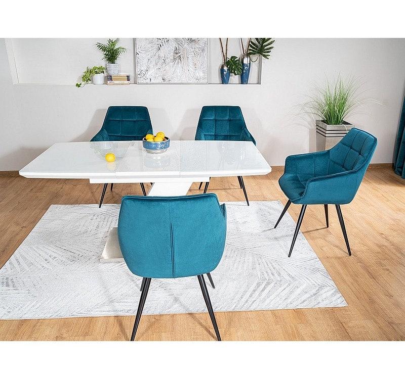 Καρέκλα τραπεζαρίας βελούδινη  Lilia  45 x 59 x 90 DIOMMI LILIAVCTU