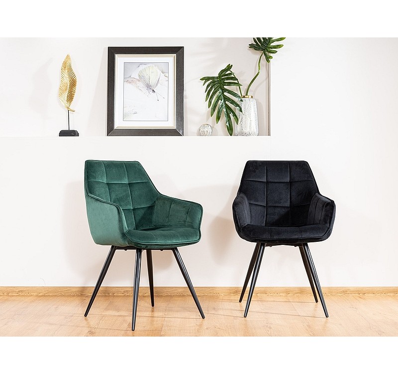 Καρέκλα τραπεζαρίας βελούδινη  Lilia Velvet  45 x 59 x 90 DIOMMI LILIAVCZ