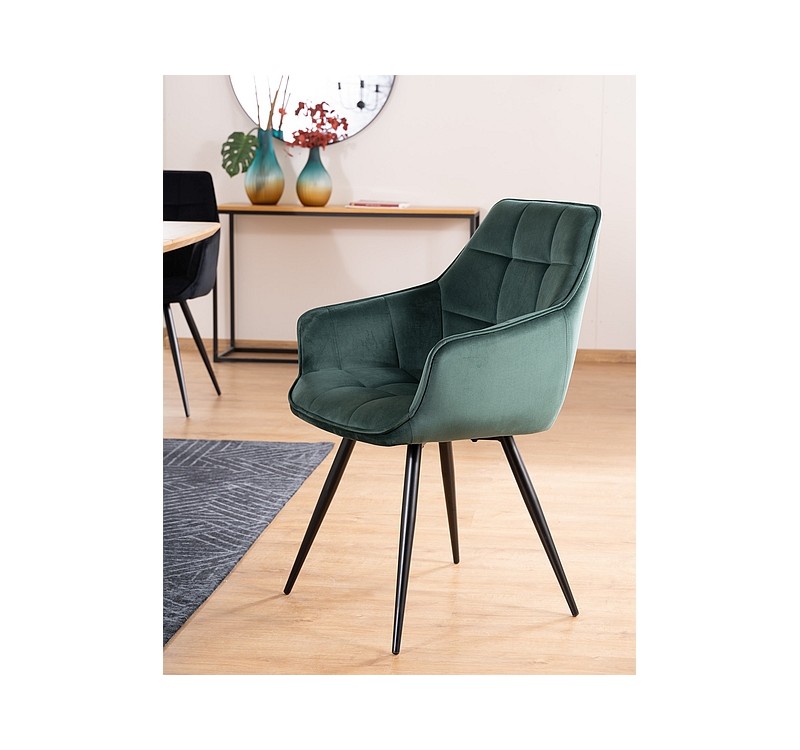 Καρέκλα τραπεζαρίας βελούδινη  Lilia Velvet  45 x 59 x 90 DIOMMI LILIAVCZ