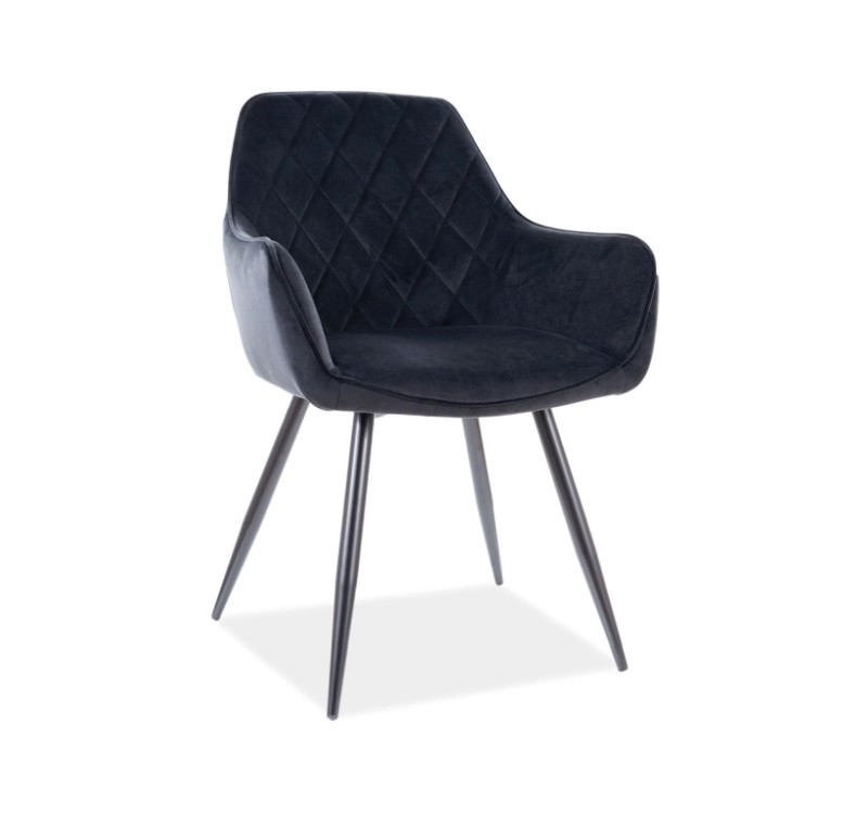 Καρέκλα τραπεζαρίας βελούδινη Linea Velvet 43 x 43x 82 DIOMMI LINEAVCC
