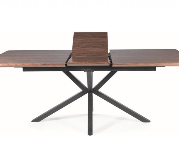 STÓŁ LOGAN ORZECH/CZARNY 160(200)X90