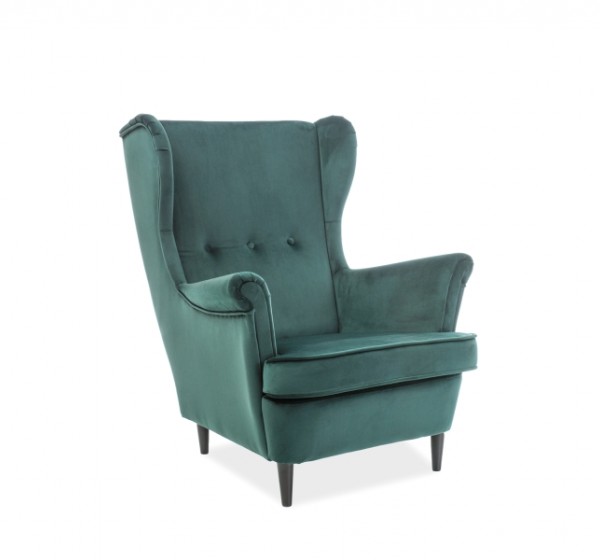 Πολυθρόνα Lord Βελούδινη σε Πράσινο 72х85х101 DIOMMI LORDZV