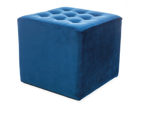 Σκαμπό Σαλονιού Lori Velvet Επενδυμένο με Βελούδο 39х39х34 DIOMMI LORIGRV