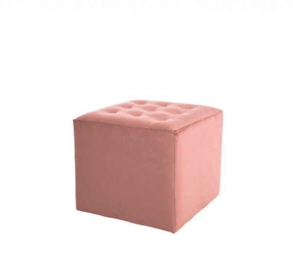 Σκαμπό Σαλονιού Lori Velvet Επενδυμένο με Βελούδο 39х39х34 DIOMMI LORIV52