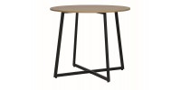 STÓŁ LUNA DĄB/CZARNY FI90