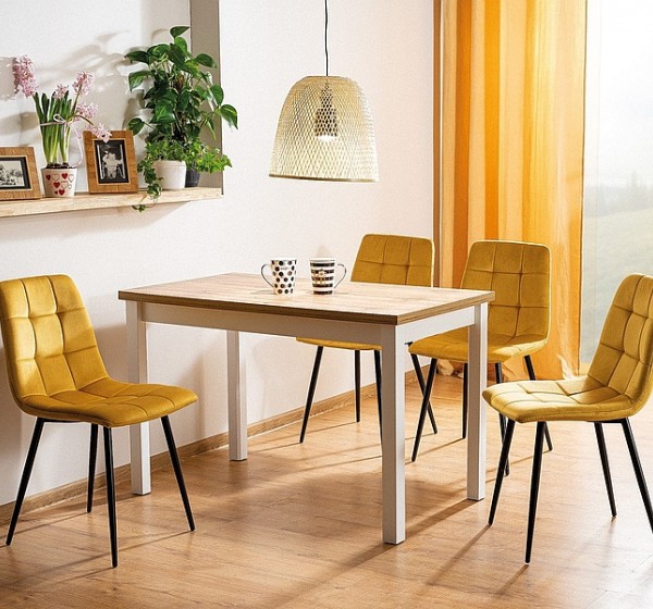 Επενδυμένη καρέκλα MIla 45x41x86 μαύρος μεταλλικός σκελετός/καρί βελούδο bluvel 68 DIOMMI MILAVCCU