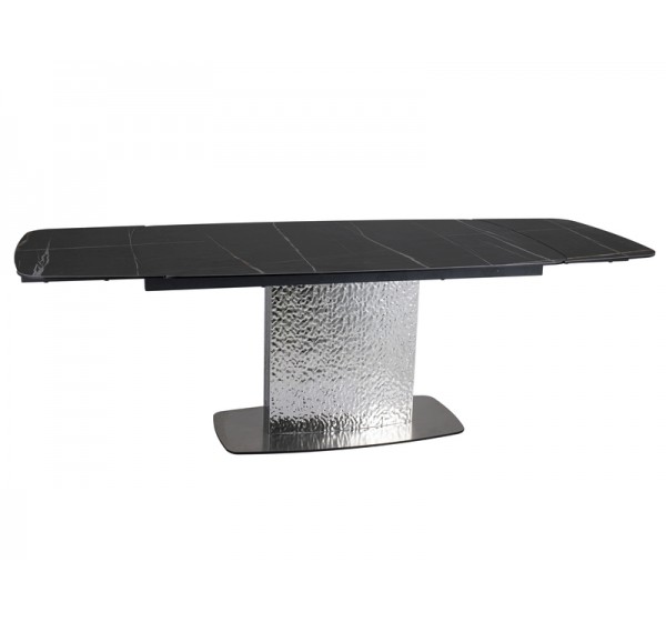 STÓŁ MONCLER CERAMIC CZARNY SAHARA NOIR / CZARNY MAT (160-240)X90