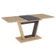 TABLE NIGEL OAK WOTAN / BROWN 120(160)X80 (D) DIOMMI NIGELDWBR120D