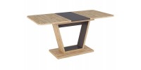 TABLE NIGEL OAK WOTAN / BROWN 120(160)X80 (D) DIOMMI NIGELDWBR120D