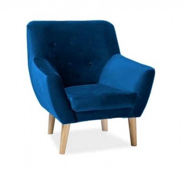 ΠΟΛΥΘΡΟΝΑ NORDIC 1 ΒΕΛΟΥΔΙΝΟ ΧΡΩΜΑ ΝΑΥΤΙΚΗ ΤΑΠΕΔΙΑ BLUVEL 86 / ΟΞΙΑ DIOMMI NORDIC1V86