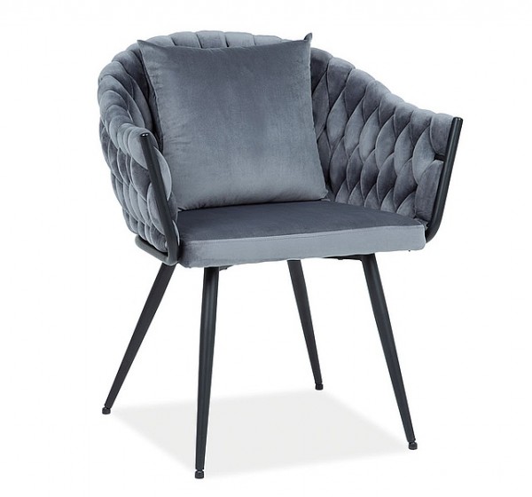 ΚΑΡΕΚΛΑ NUVO VELVET ΜΑΥΡΟ ΠΛΑΙΣΙΟ / ΓΚΡΙ BLUVEL 14 DIOMMI NUVOVCSZ