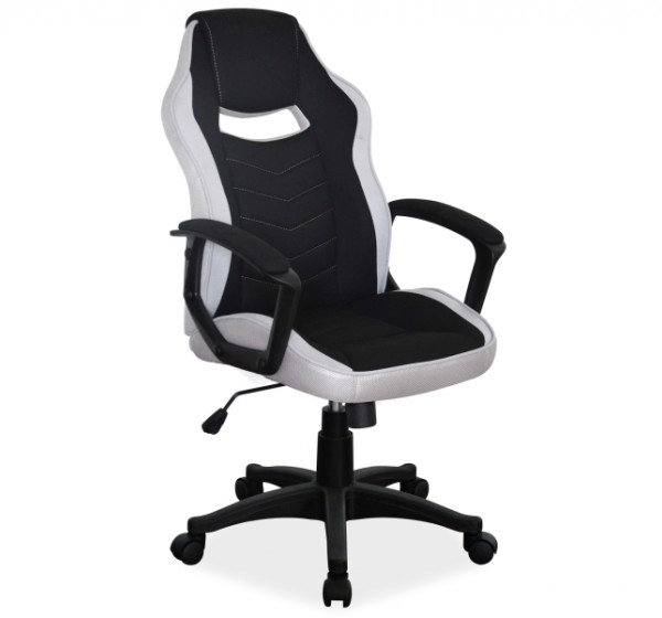 Καρέκλα γραφείου CAMARO μαύρη/γκρι 106-116x44-54x59x49 DIOMMI 80-322