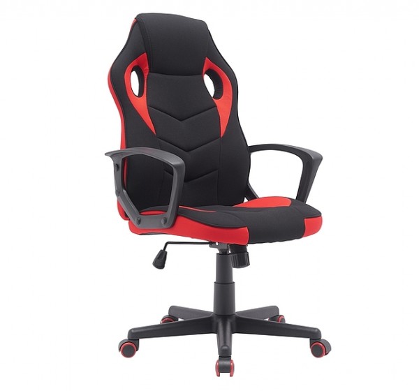 FOTEL OBROTOWY DAKAR CZARNY/CZERWONY