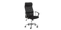 FOTEL OBROTOWY Q-025 CZARNY