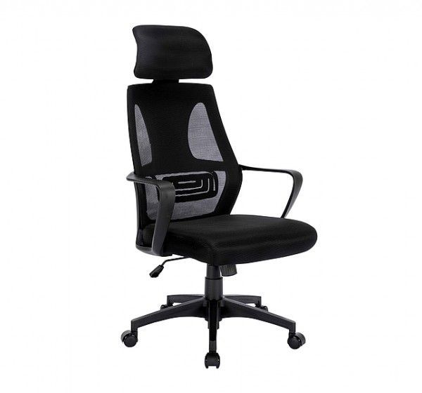 FOTEL OBROTOWY Q-095 CZARNY