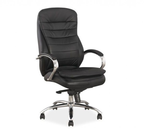 ΣΤΡΕΦΤΕΡΗ ΚΑΡΕΚΛΑ Q-154 ΜΑΥΡΟ ECO ΔΕΡΜΑ DIOMMI OBRQ154C