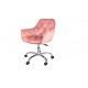 ROTARY CHAIR Q-190 VELVET ANTIQUE ROSE 52 DIOMMI OBRQ190VRA
