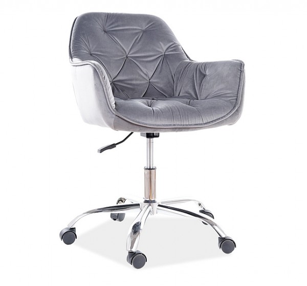 ΣΤΡΕΦΤΕΡΗ ΚΑΡΕΚΛΑ Q-190 VELVET GREY BLUVEL 14 DIOMMI OBRQ190VSZ