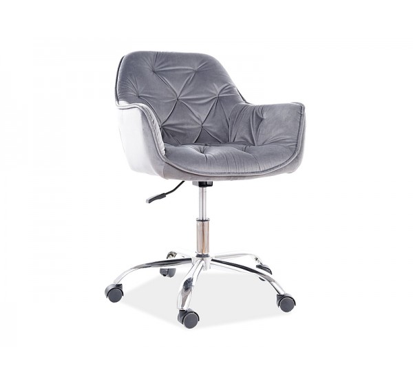 ΣΤΡΕΦΤΕΡΗ ΚΑΡΕΚΛΑ Q-190 VELVET GREY BLUVEL 14 DIOMMI OBRQ190VSZ