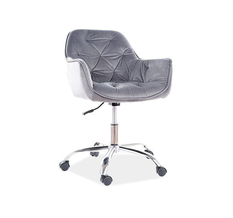 ΣΤΡΕΦΤΕΡΗ ΚΑΡΕΚΛΑ Q-190 VELVET GREY BLUVEL 14 DIOMMI OBRQ190VSZ