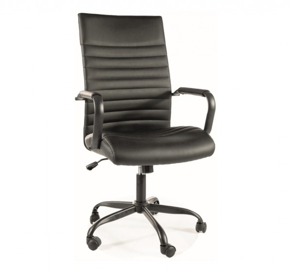 FOTEL OBROTOWY Q306 CZARNY