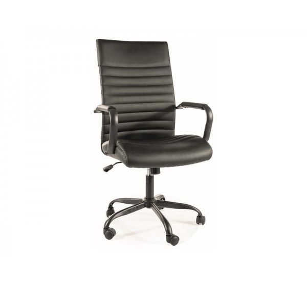 FOTEL OBROTOWY Q306 CZARNY