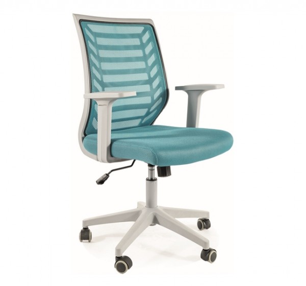 FOTEL OBROTOWY Q-320 NIEBIESKI