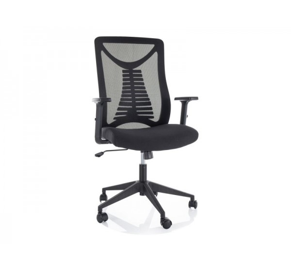 FOTEL OBROTOWY Q-330R CZARNY