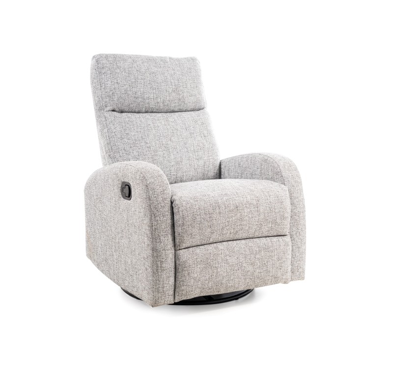 FOTEL ROZKŁADANY OLIMP SZARY TAP. 178