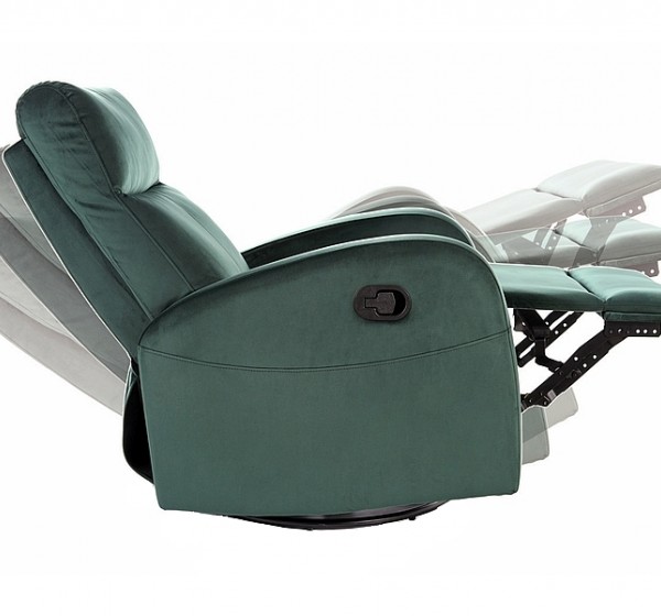 ΠΤΥΣΣΟΜΕΝΗ ΠΟΛΥΘΡΟΝΑ OLIMP VELVET GREEN BLUVEL 78 DIOMMI OLIMPVZ