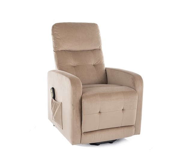 FOTEL ROZKŁADANY OTUS II (FUNKCJA PIONIZACJI) VELVET BEZ BLUVEL 28