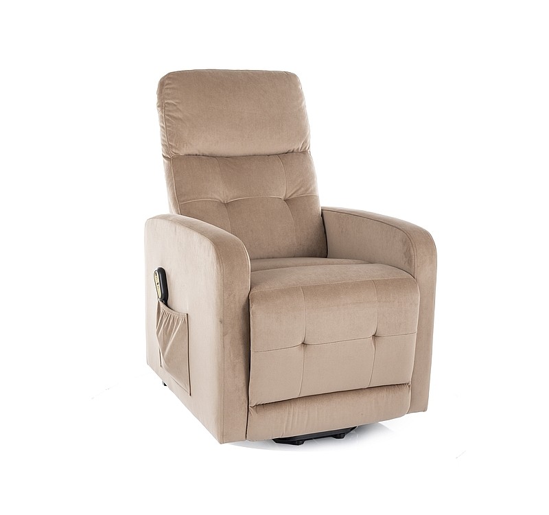FOTEL ROZKŁADANY OTUS II (FUNKCJA PIONIZACJI) VELVET BEZ BLUVEL 28