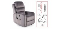 ΠΤΥΣΣΟΜΕΝΗ ΠΟΛΥΘΡΟΝΑ PEGASUS M (ΛΕΙΤΟΥΡΓΙΑ ΜΑΣΑΖ) 64X88-160X102  ΒΕΛΟΥΔΙ ΓΚΡΙ ΜΠΛΟΥΒΕΛ 14 DIOMMI PEGAZMVSZ
