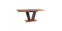 TABLE PLATON OAK WOTAN / BROWN 136 (176) X80 IN DIOMMI PLATONDWBR136IN