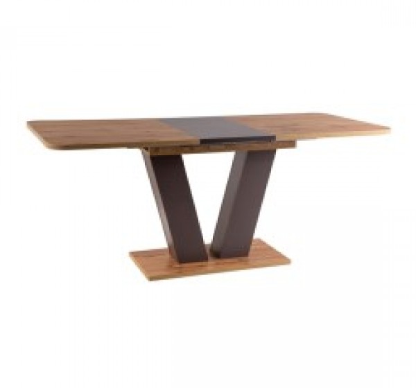 TABLE PLATON OAK WOTAN / BROWN 136 (176) X80 IN DIOMMI PLATONDWBR136IN