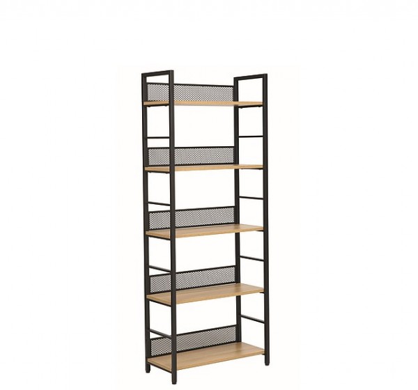 REGAŁ RAW R5 DĄB/CZARNY