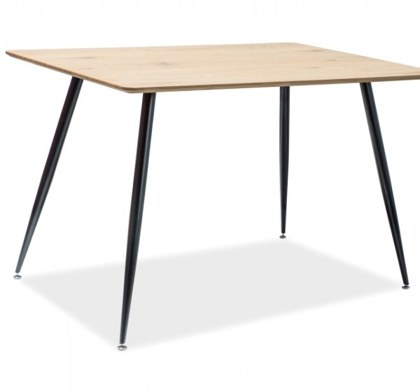 ΤΡΑΠΕΖΙ REMUS DAB / ΜΑΥΡΟ ΠΛΑΙΣΙΟ 120X80 DIOMMI REMUSD120